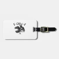 F-Caw-F Essential Retro Classic Luggage Tag