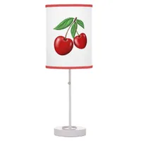 Red Cherries Design  Table Lamp