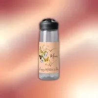 Happy Mother's Day: Heart & Butterflies | Water Bottle