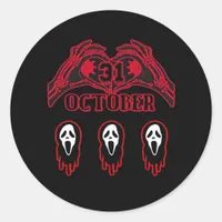 Skeleton Hands 31/10 Classic Classic Round Sticker