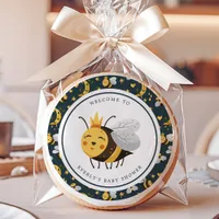 Queen Bee Baby Shower  Sugar Cookie