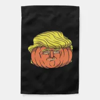 Donald Trumpkin  Pumpking Garden Flag