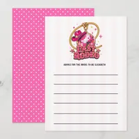Last Rodeo Disco Cowgirl Bachelorette Advice Card
