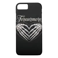 More Skeleton Hands Heart Gothic Halloween iPhone 8/7 Case