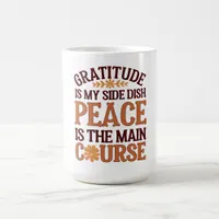 Gratitude & Peace Mug - Customizable