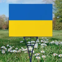 Ukraine Flag Ukrainian Support Yard Sign