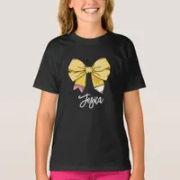 Back to School Coquette Custom Name T-Shirt