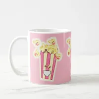 Yummy Cartoon Popcorn Coffee Mug