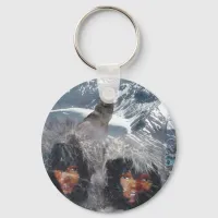 Native Spirit in Alaska Keychain