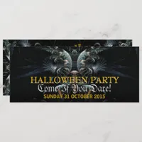 Dark Night Angel Halloween Party Invitation