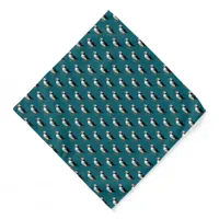 Atlantic Puffin Ocean Blue Seabird Patterned Bandana