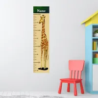 Long Neck Giraffe Growth Chart Add Child's Name