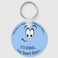 Size Doesn't Matter Lt Keychain