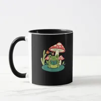 Cottagecore Mushroom Forest Toad Goblincore Mycolo Mug