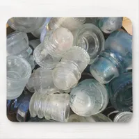 Vintage Glass Insulators Mouse Pad