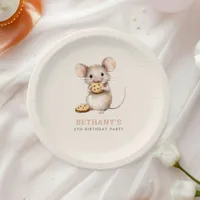 Sweet Mouse and Cookies Any Age Birthday Party Paper Plates