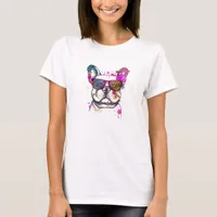 Cute French Bulldog Watercolor T-Shirt