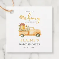 Little Honey Is On The Way Honey bee Baby Shower  Favor Tags