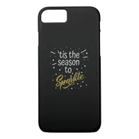 Tis Season To Sparkle Christmas Funny iPhone 8/7 Case