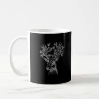 Deer Horn Mushroom Cottage  Goblincore Vintage Aes Coffee Mug