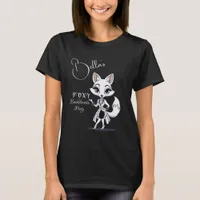 Foxy Bachelorette Party | Bride To Be Fox Black T-Shirt