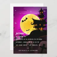 Halloween Birthday Party Invitation