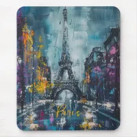 Paris Fashion Night Mouse Pad