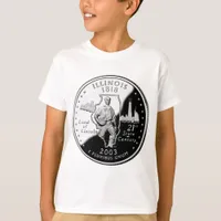 State Quarter of Illinois Reverse Side Faux T-Shirt