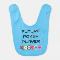 Future Poker Player Fun Baby Bib