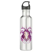 Unicorn mandala stainless steel water bottle