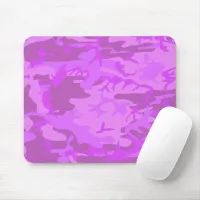 Light Purple Camouflage Pattern Mouse Pad