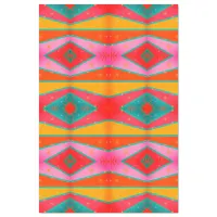 Mod Pop Diamond Pattern Pink Orange Blue Yellow Tissue Paper