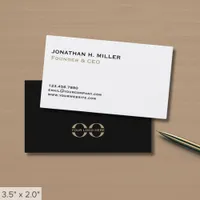 Minimal Simple Business Logo Business Card