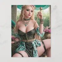 Sexy Fairy Cosplay Postcard