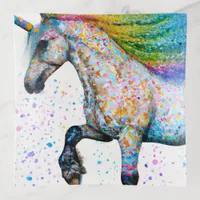 Colorful Appaloosa Unicorn Trinket Tray