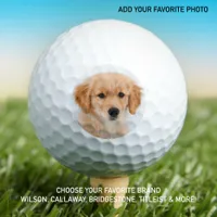 Custom Dog Face Personalized Photo Create Your Own Golf Balls