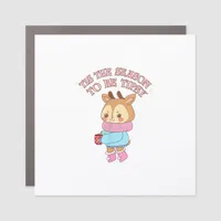 Tis The SeasonTo Tipsy - Drinking Christmas Car Magnet