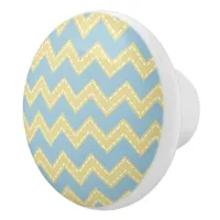 Pick Your Color w/Chevrons CYPb Ceramic Knob