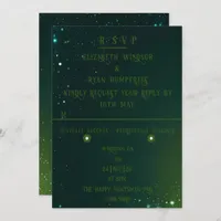 Elegant Sparkle Wedding  Invitation