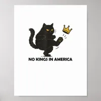 No Kings In America We The People Political Vintag Poster