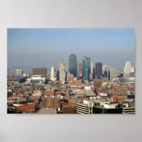 Kansas City Skyline Poster