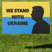 We Stand with Ukraine and Zelenskyy Sign