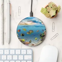 Ocean Underwater Coral Reef Tropical Fish Wireless Charger