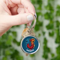 "U" Got the Look: Customizable Graffiti Monogram Keychain