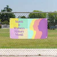 March is Women's History Month   Banner