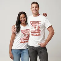 Red Skeleton Coffee Anxiety Bath Tee