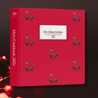 Cherry Coded Personalized Recipe Binder