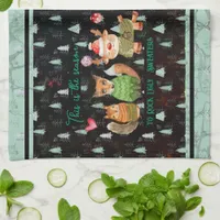 The Season to Rock Ugly Sweaters Kitchen Towel