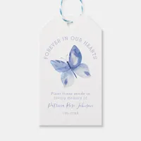 Butterfly Seed Packet Memorial Funeral Favor Tag