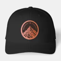 Embrace the Journey Mountain Outdoors Bushcraft Leather Patch Hat